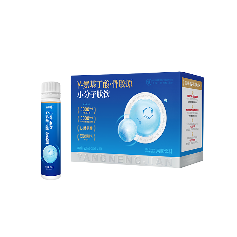 养能健γ-氨基丁酸骨胶原小分子肽饮